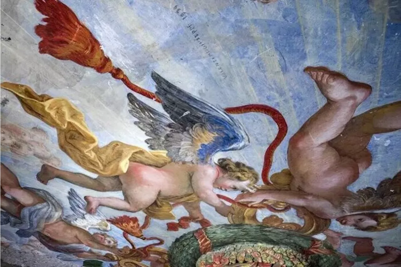 Revelan en Roma frescos ocultos del siglo XVII