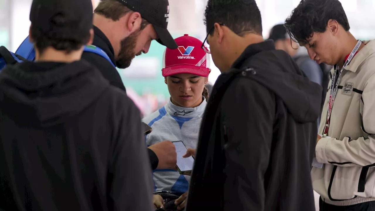 A teenage Mexican girl is racing against men and dreaming of reaching Formula 1