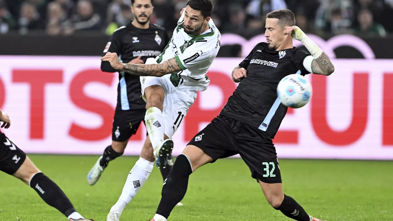 Tim Kleindienst stars in Gladbach's 4-1 win over Bremen in Bundesliga