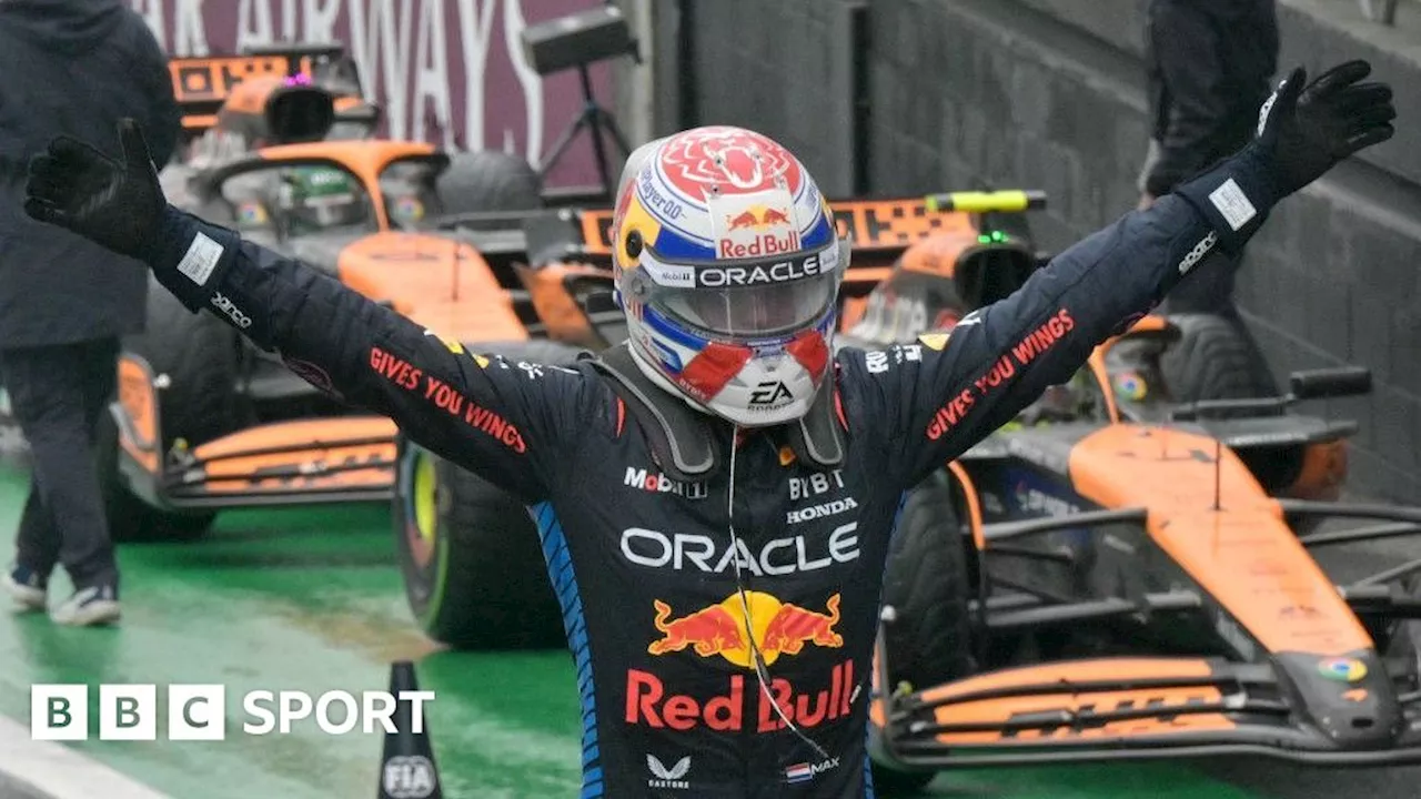 Brazilian Grand Prix 2024: Max Verstappen wins from 17th