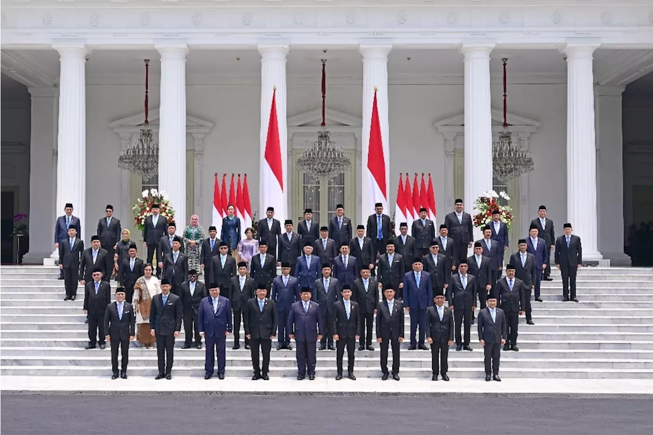 Lengkap! Susunan Kementerian dan Lembaga di Kabinet Merah Putih Prabowo