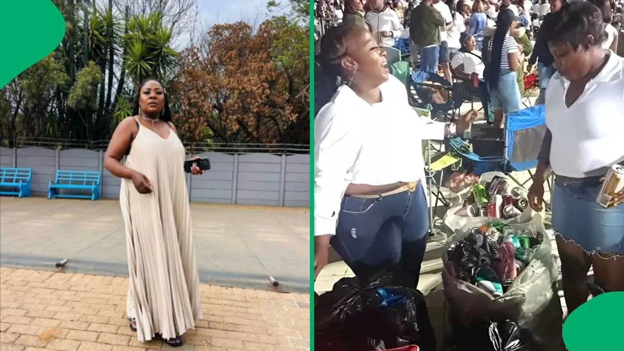 “Hustlers Are Never Embarrassed”: Woman Collects Empty Cans at Groove, SA Proud