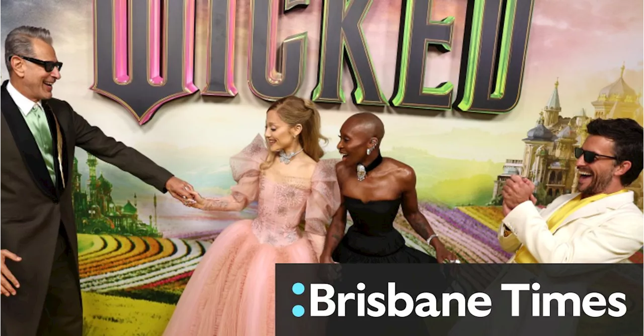 The Land of Oz and Ariana Grande land in Oz for the Wicked premiere