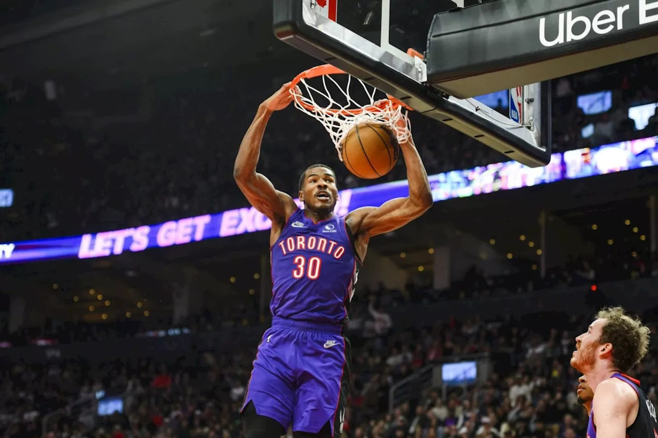 Canada's Barrett scores 31 points as Raptors hold off Kings for 131-128 overtime win