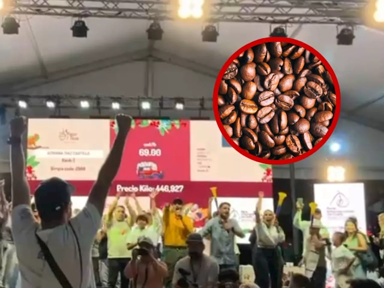 El precio del café colombiano alcanzó récord en la Feria Internacional de Café