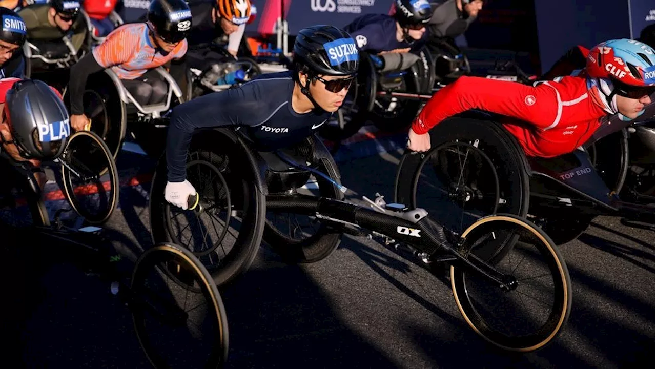 Daniel Romanchuk ends Marcel Hug's streak, wins New York Marathon wheelchair race