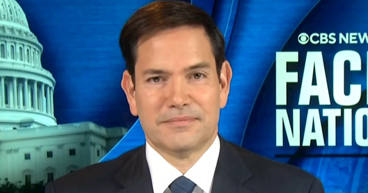 Transcript: Sen. Marco Rubio on 'Face the Nation with Margaret Brennan,' Nov. 3, 2024