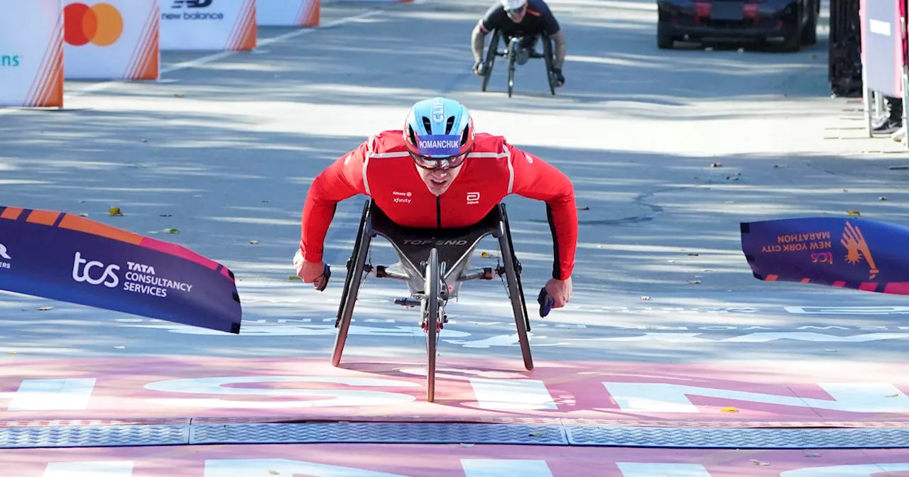 Daniel Romanchuk, Susannah Scaroni win 2024 NYC Marathon wheelchair races