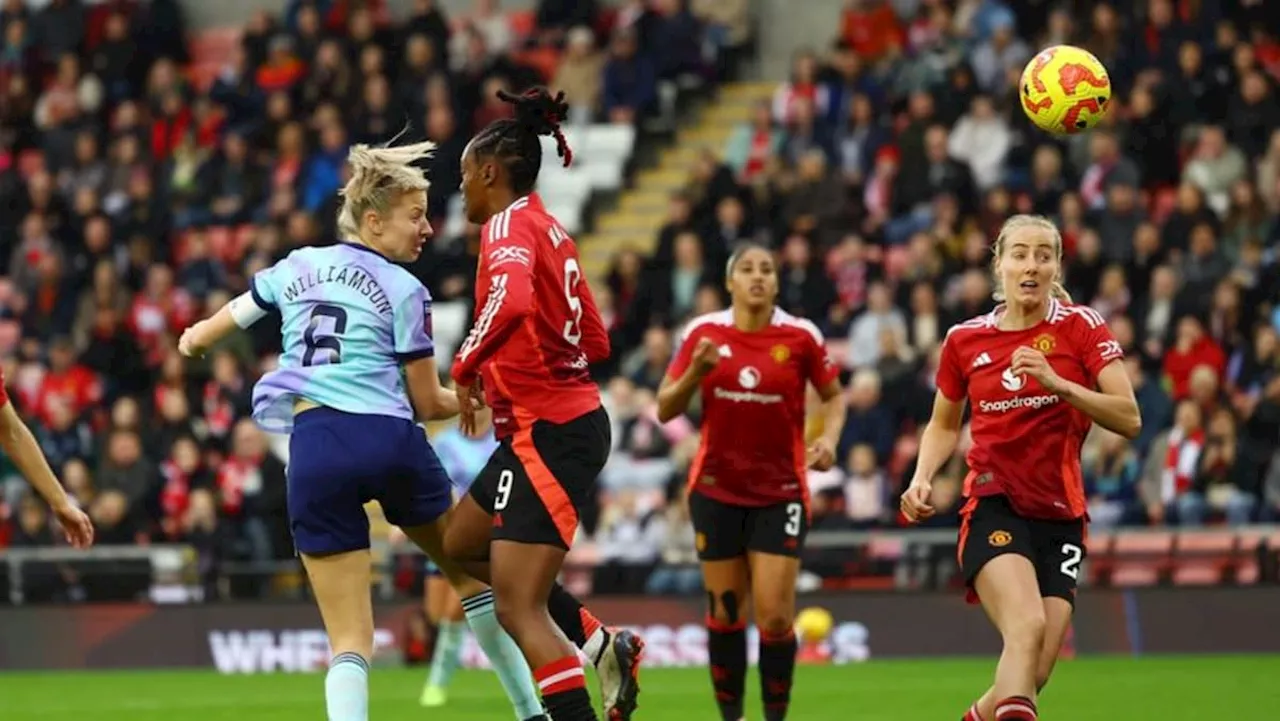 Late Malard goal gives Man United 1-1 WSL draw with Arsenal