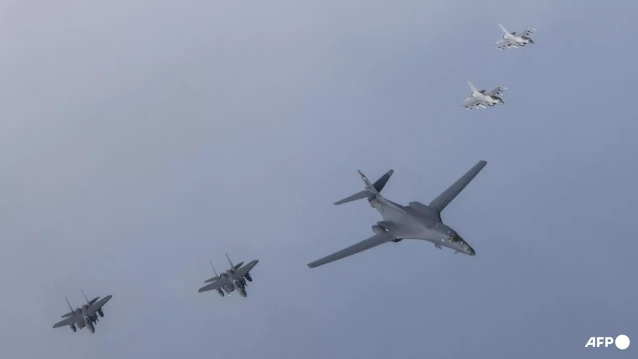 US bomber joins air drill with South Korea, Japan