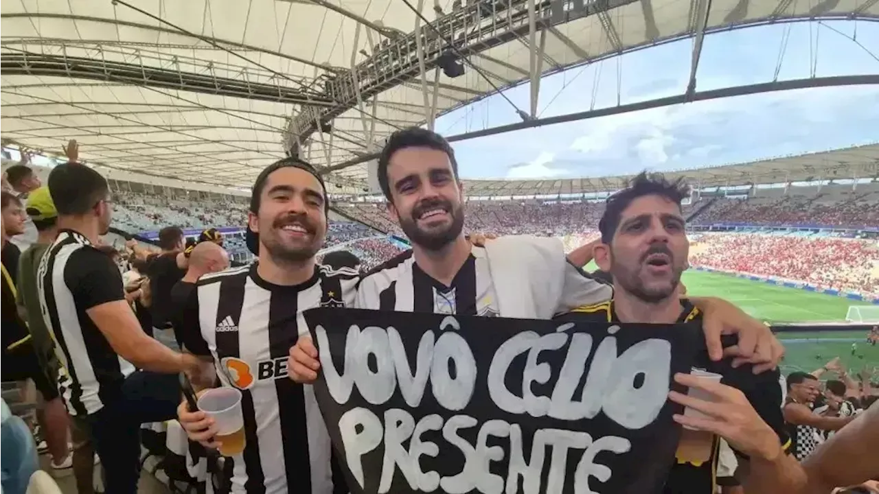 Torcedores do Atlético-MG prestam homenagem emocionante antes de jogo contra Flamengo