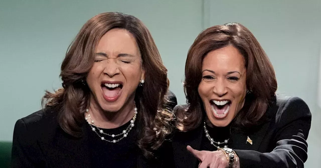 Harris Appears On ‘Saturday Night Live’ As Mirror Image Of Maya Rudolph ...