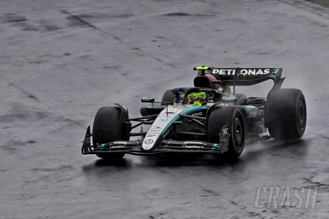 ‘At least one car was behaving’ - Lewis Hamilton calls his Mercedes “a plank of wood”