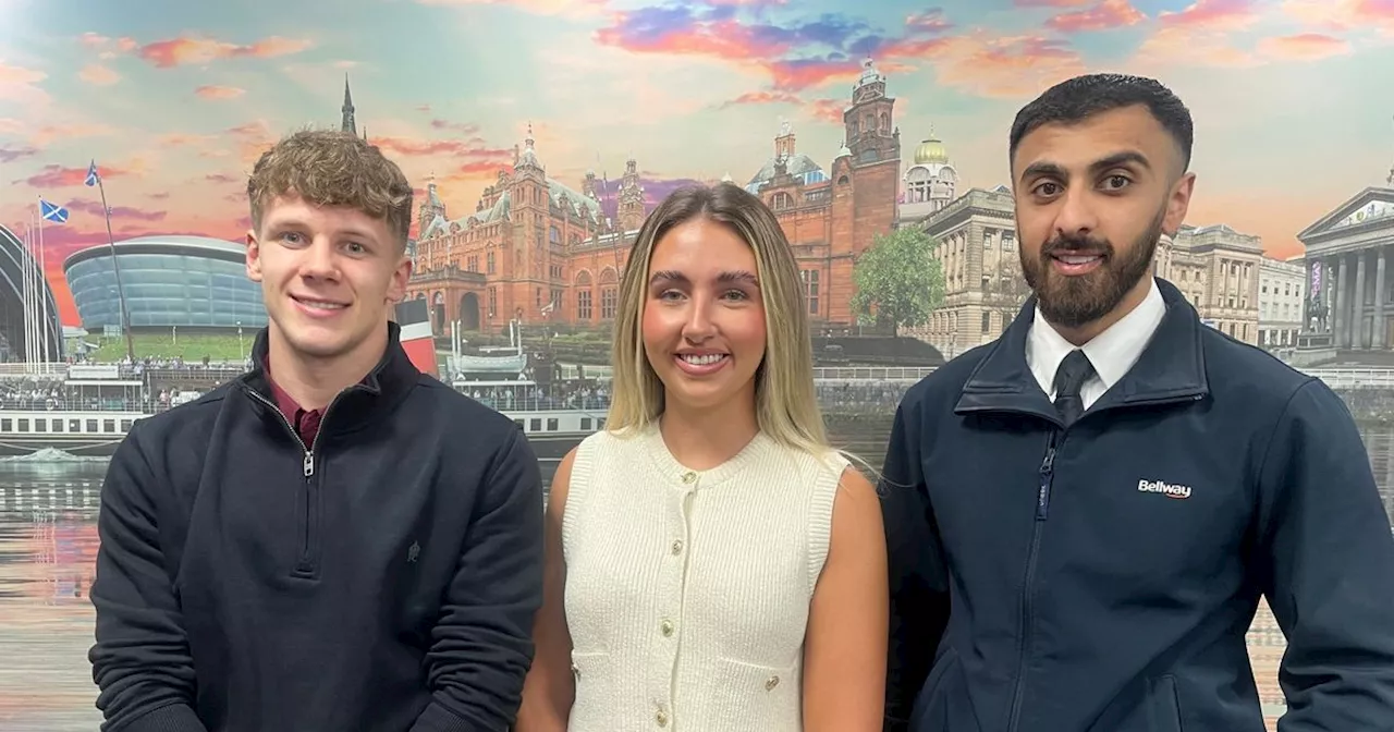 Bellway Homes welcomes two new apprentices and graduate to base in Hamilton