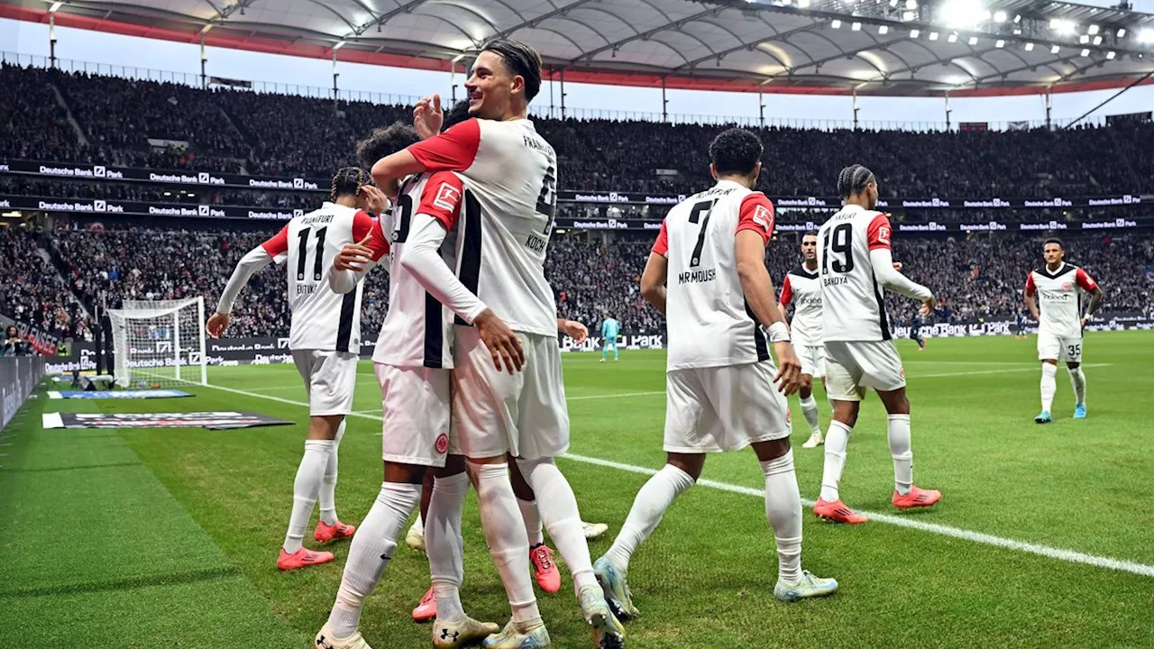 Fußball-Bundesliga: Frankfurt schießt Bochum 7:2 ab, Kiel holt ersten Sieg