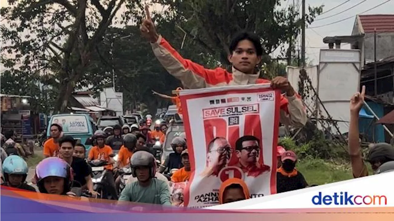 Massa Kampanye Danny-Azhar Tumpah Ruah di Walenrang Lamasi Luwu