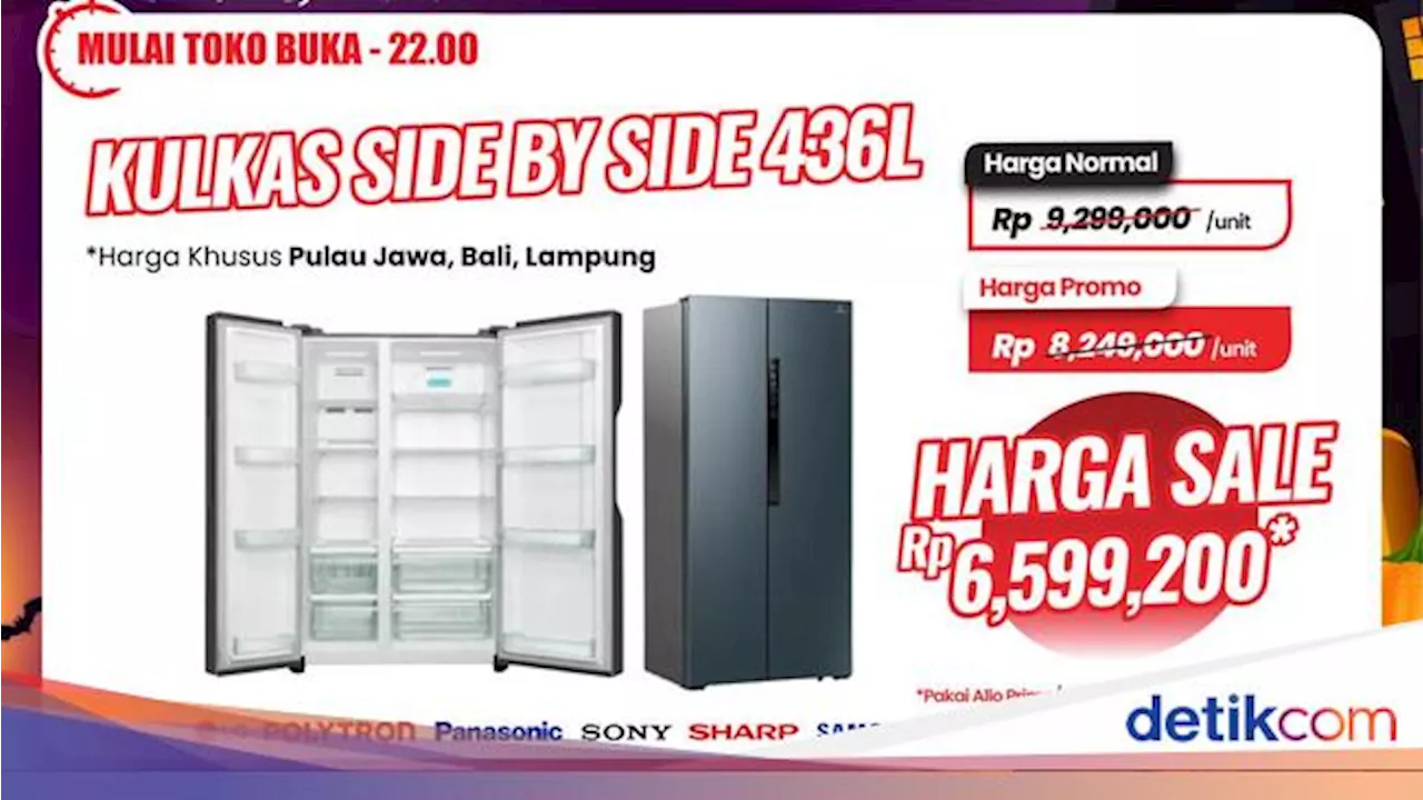 Beli Kulkas Jumbo di Transmart Full Day Sale Bisa Hemat Rp 6 Jutaan