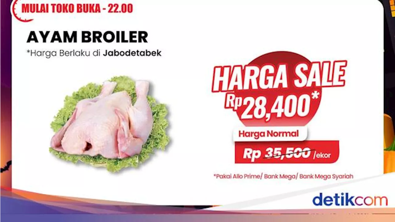 Daging Ayam Broiler di Transmart Full Day Sale Cuma Rp 28 Ribuan