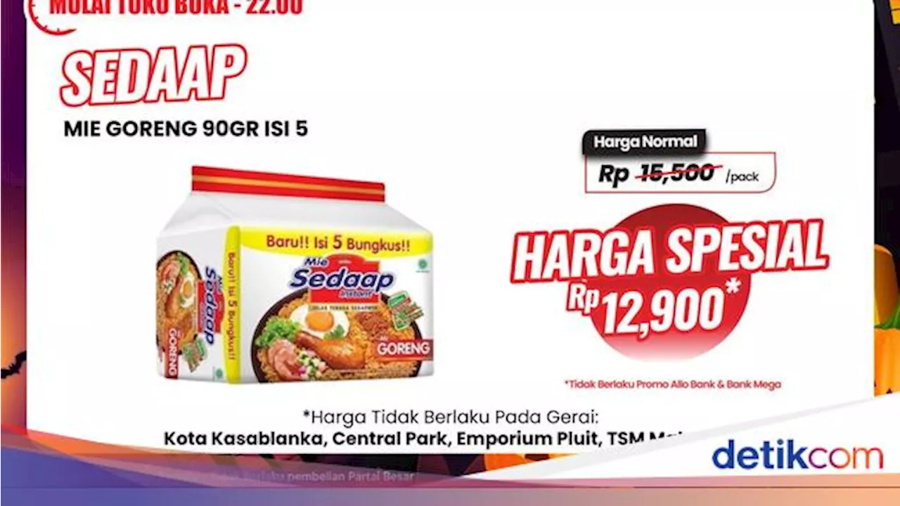 Kapan Lagi Borong Mie Instan di Transmart Full Day Sale Cuma Rp 12 Ribuan