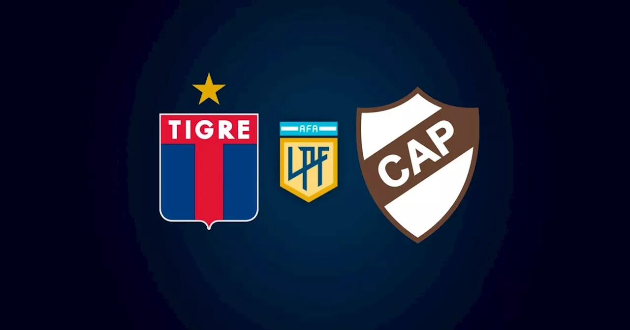 Tigre vs. Platense, por la Liga Profesional Argentina: día, hora y cómo verlo por TV