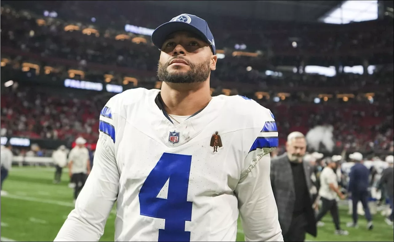 Dak Prescott sufrió una fuerte lesión en la derrota de los Cowboys ante los Falcons