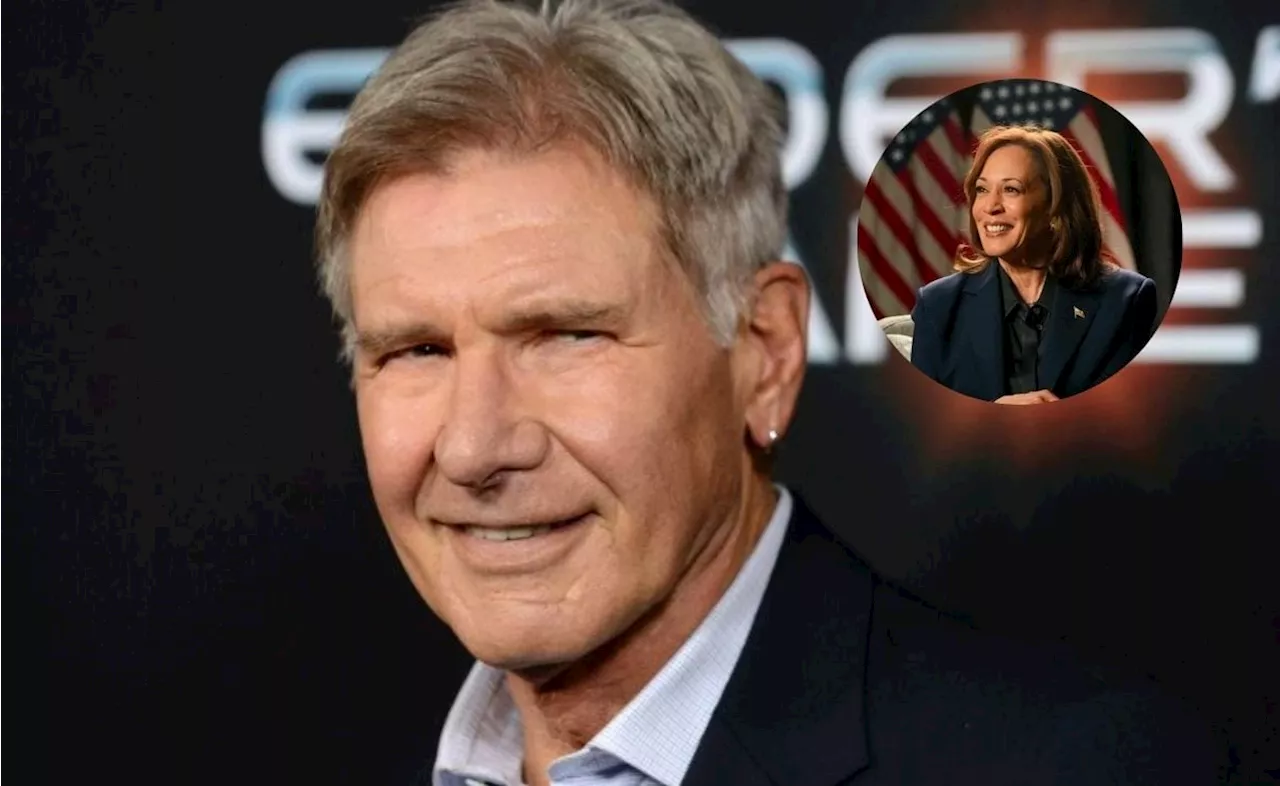 Harrison Ford respalda a Kamala Harris; llama a los votantes a elegir un liderazgo responsable