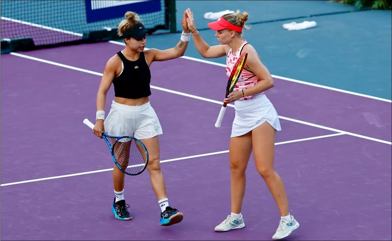 Renata Zarazúa y Anastasia Tikhonova se instalan en las semifinales de dobles del Mérida Open