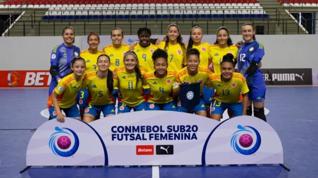 Colombia se coronó campeona por primera vez del Sudamericano Femenino sub-20 de Futsal