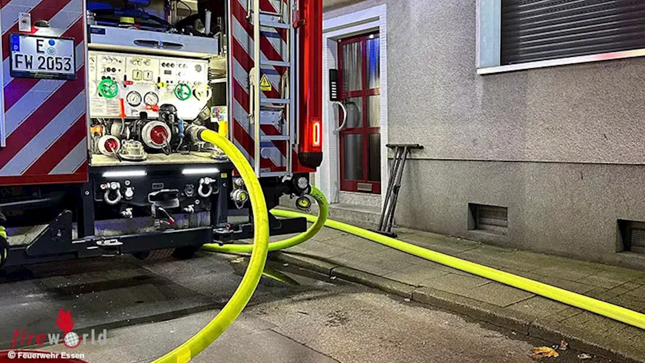 D: Küchenbrand im 2. OG eines Mehrfamilienhauses in Essen