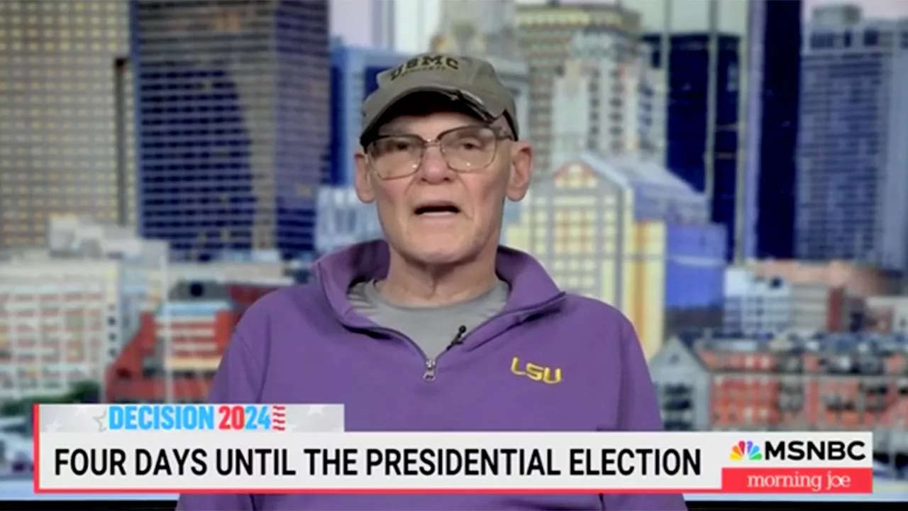 James Carville predicts Kamala will win election because Trump is 'stone a-- nuts'