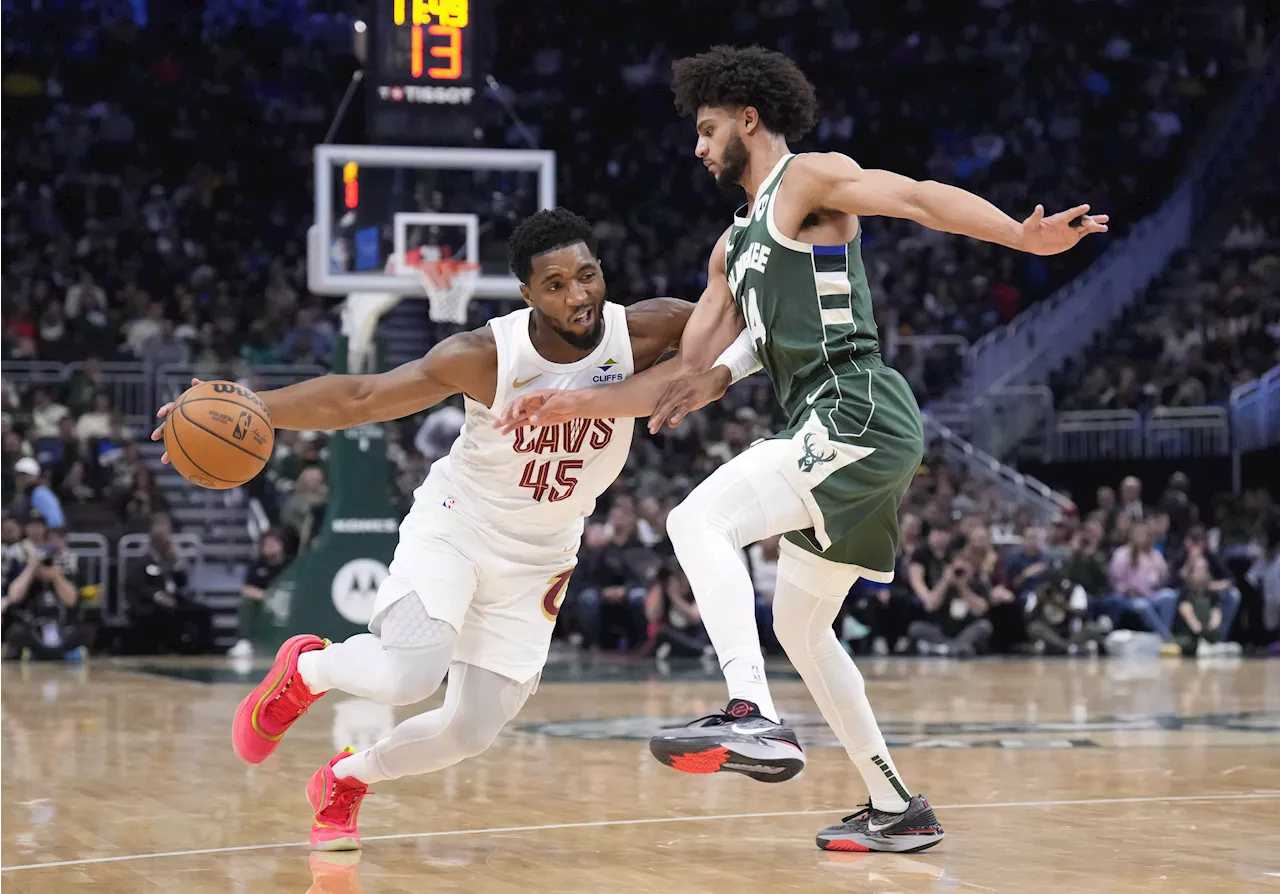 NBA: Cavaliers nip Bucks on Donovan Mitchell's last-second jumper to improve to 7-0