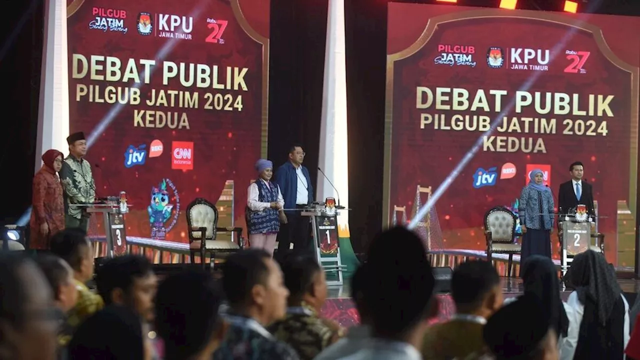 Debat Pilgub Jatim, Khofifah-Emil Serang Balik Luluk-Lukman