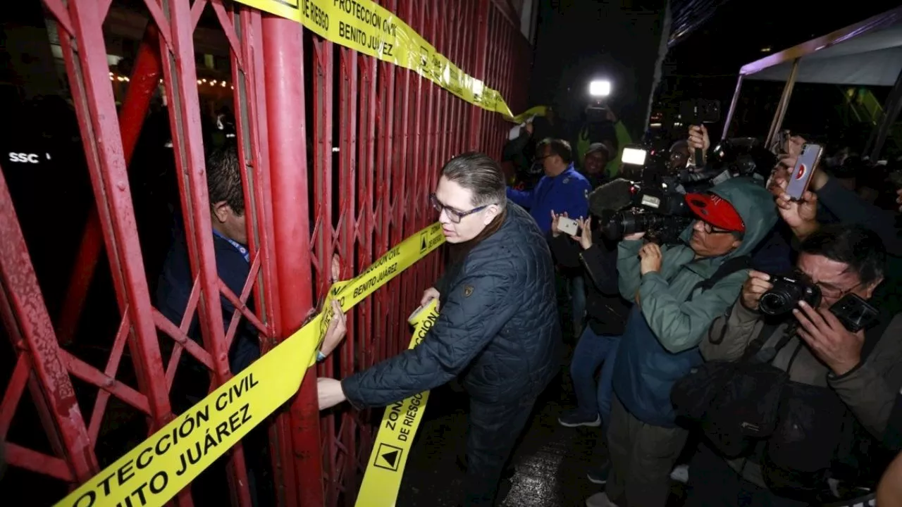 Clausuran Plaza de Toros México y Estadio Azul en Benito Juárez