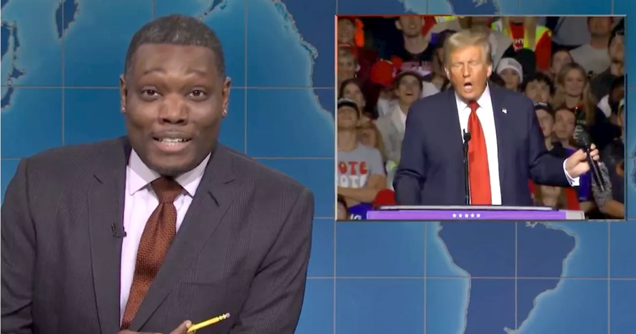 'Weekend Update': Michael Che Spots X-Rated Reason Why Trump Wants To Be President Again