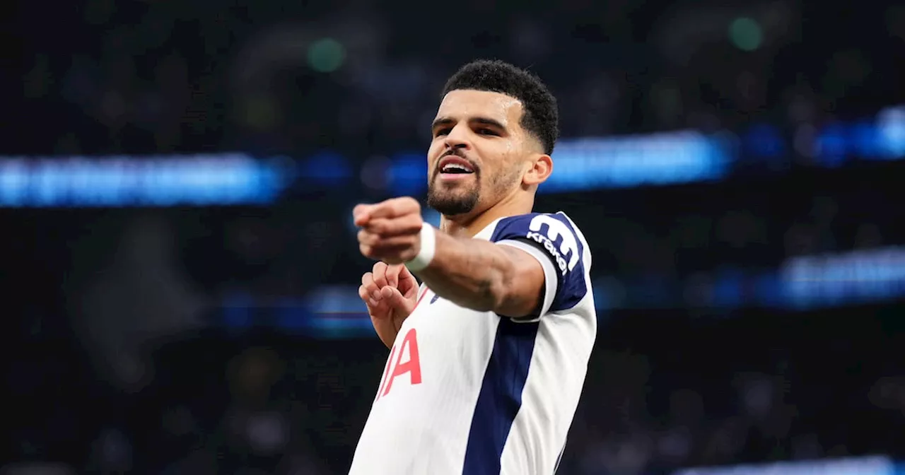 Solanke double helps Spurs secure emphatic win against Aston Villa