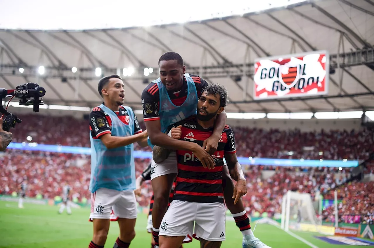 Gabigol faz dois, Flamengo vence o Atlético-MG e abre boa vantagem na final da Copa do Brasil