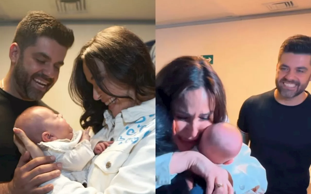 Nadja Haddad celebra alta hospitalar do filho após seis meses internado na UTI neonatal