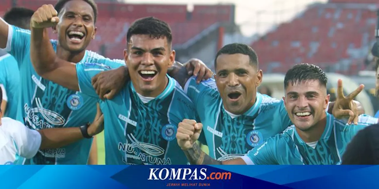 Empat Rahasia Kemenangan PSBS Biak atas Bali United di Liga 1