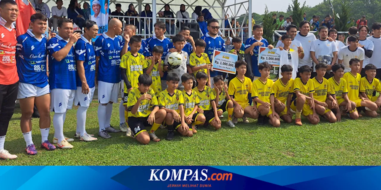 Seejontor FC Vs Persib Legend: Silaturahmi, Bantu Pesepak Bola Usia Muda