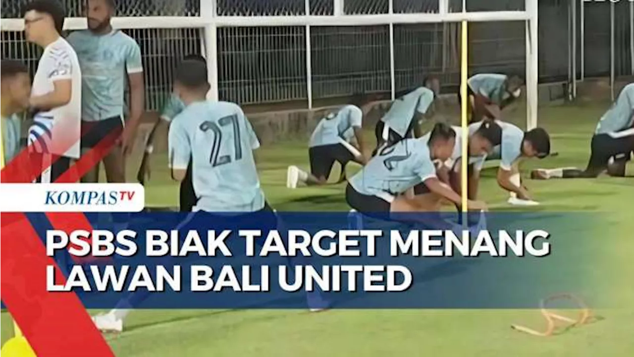 Tanpa 2 Pemain Asing, PSBS Biak Targetkan Raih Kemenangan Lawan Bali United