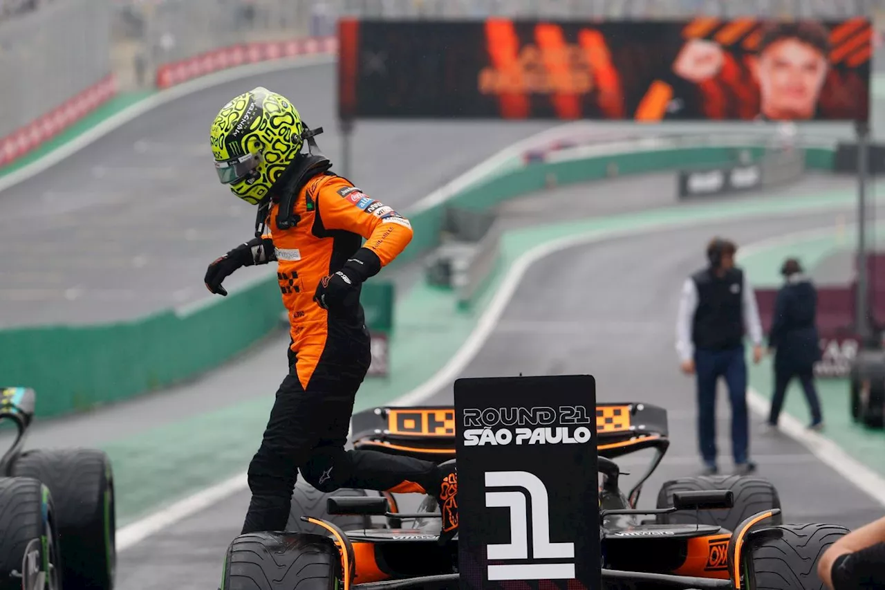 F1: Lando Norris partira en pole position du GP du Brésil, Max Verstappen 17e