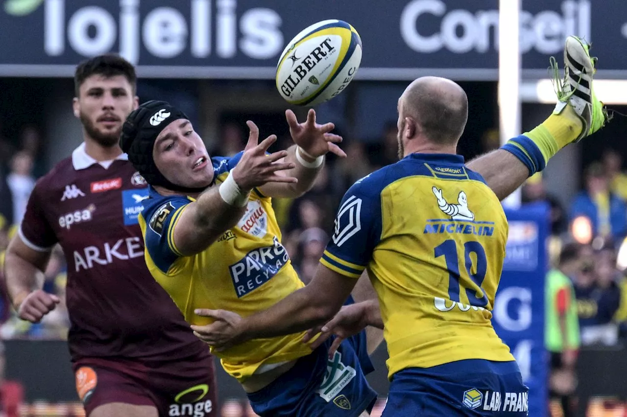 Top 14 : en mode réaction, Clermont domine Bordeaux-Bègles