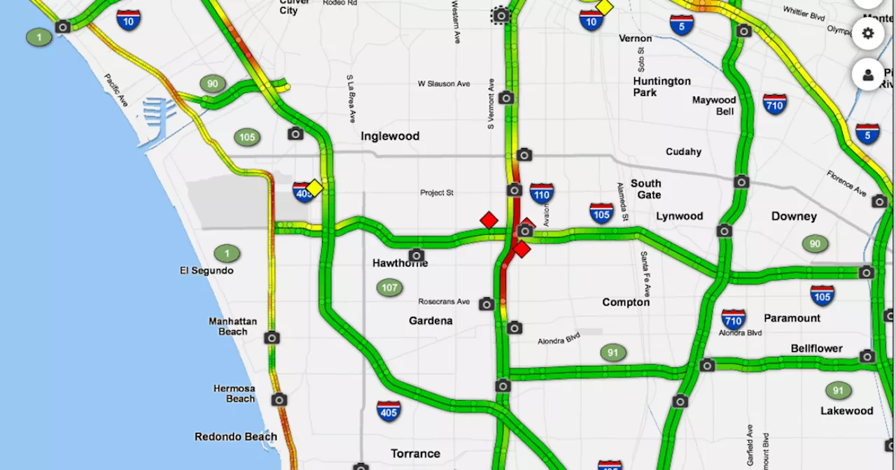 110 Freeway closed