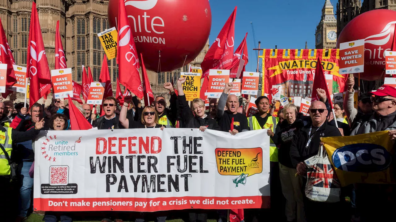 Labour's biggest union backer bringing legal challenge against government over winter fuel payment cuts