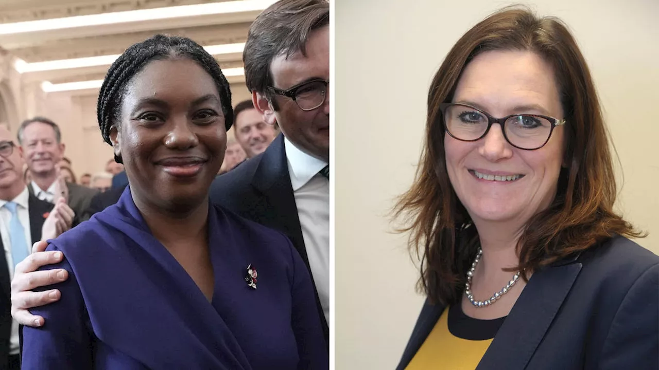 Tory leader Kemi Badenoch appoints Rebecca Harris as chief whip in first appointment since win