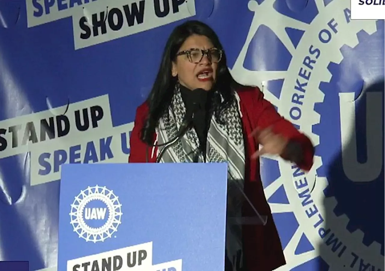 Rashida Tlaib Declines to Endorse Kamala Harris During Michigan UAW GOTV Rally