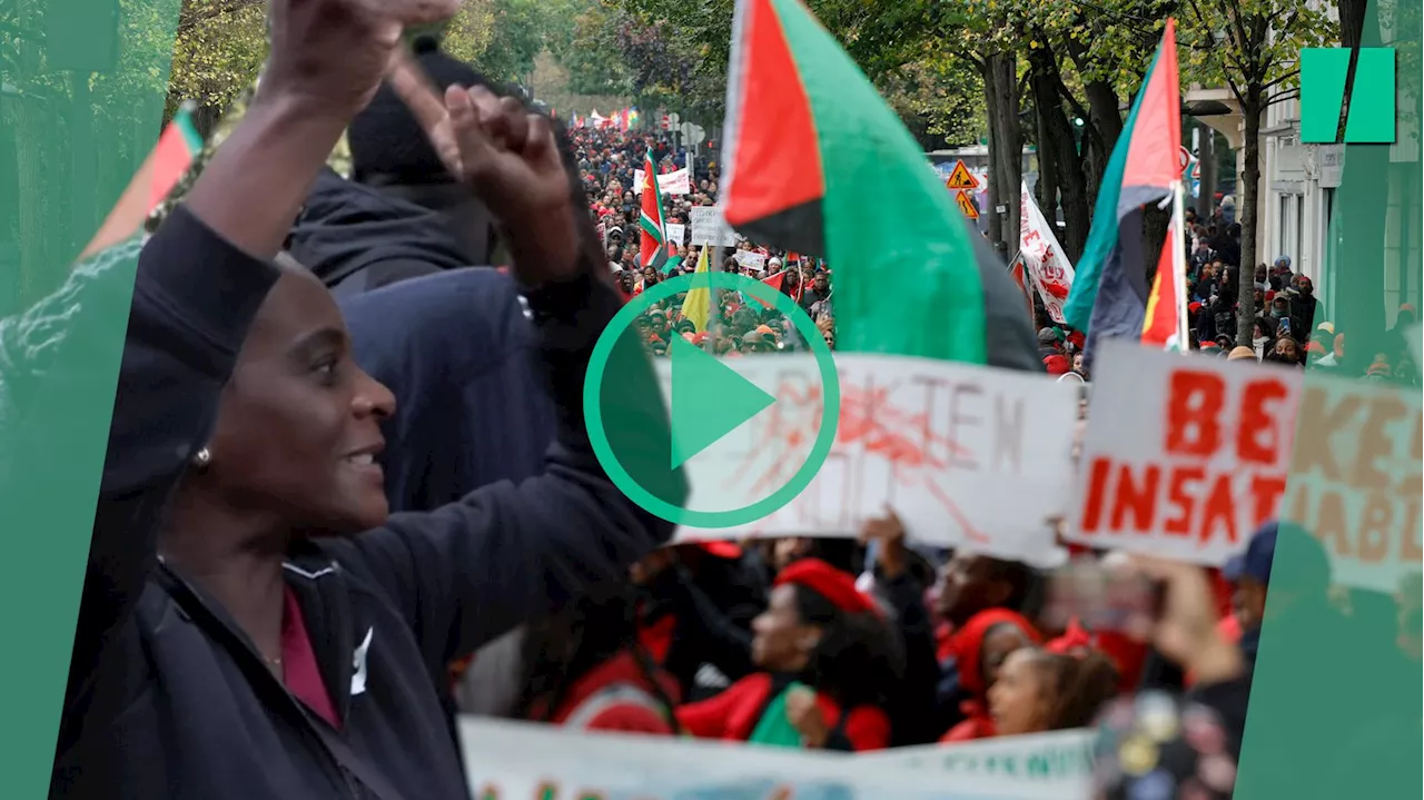 Contre la vie chère outer-mer, une manifestation d’Ultramarins organisée à Paris