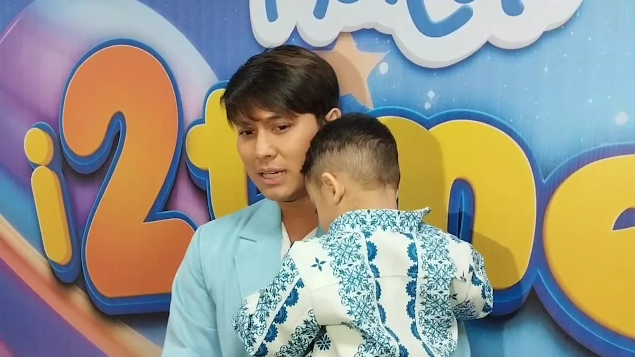 Keluarga Rizky Billar Ikut Meriahkan HUT Mentari TV ke-2, Abang L Tampil Menggemaskan Jadi Host Cilik