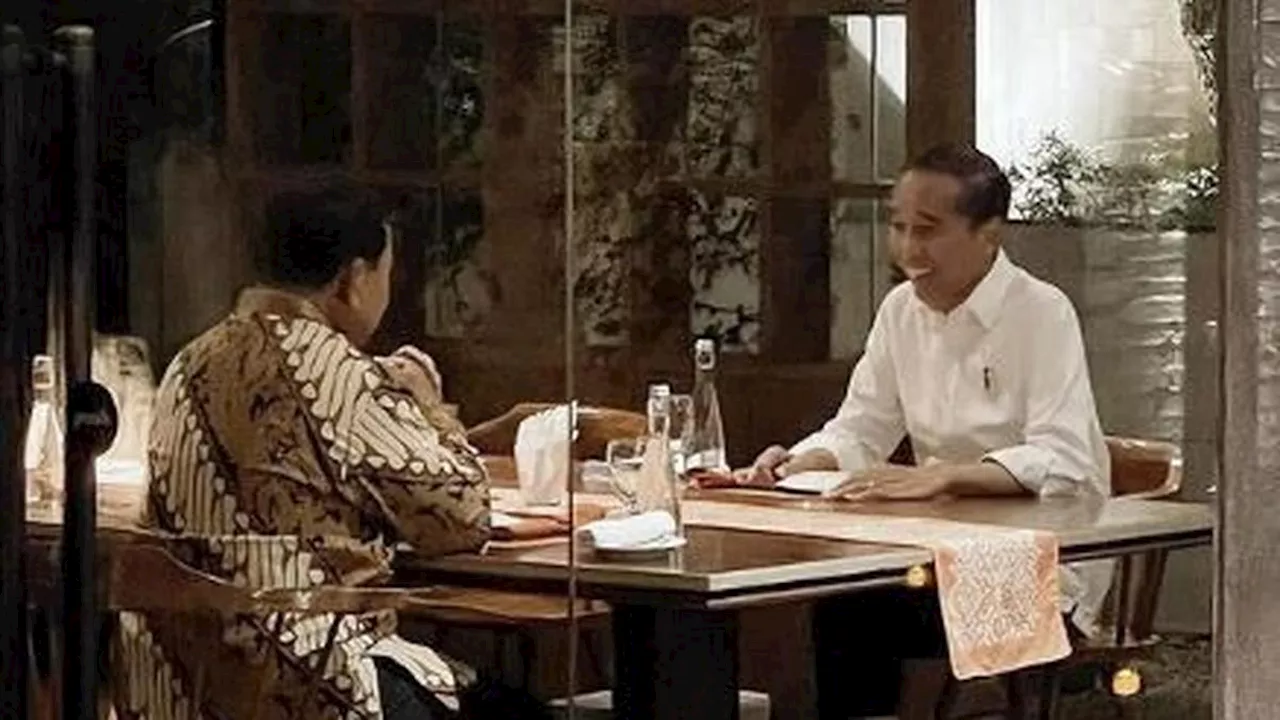 Prabowo dan Jokowi Makan Malam di Angkringan Solo, Ada Cagub Jateng Ahmad Luthfi