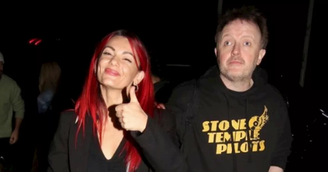 Dianne gives thumbs up alongside Chris McCausland ahead of Strictly results show